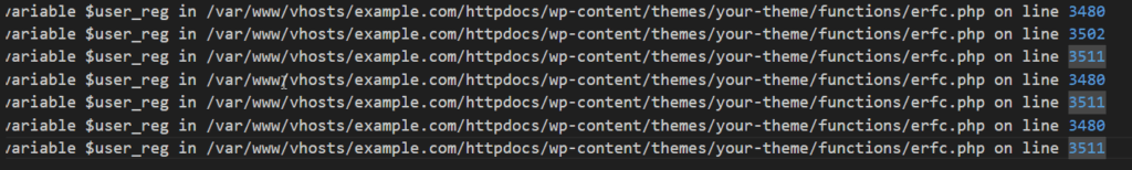 there has been a critical error on this website. wordpress debug.log