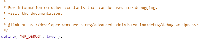 there has been a critical error on this website. wordpress wp-config.php